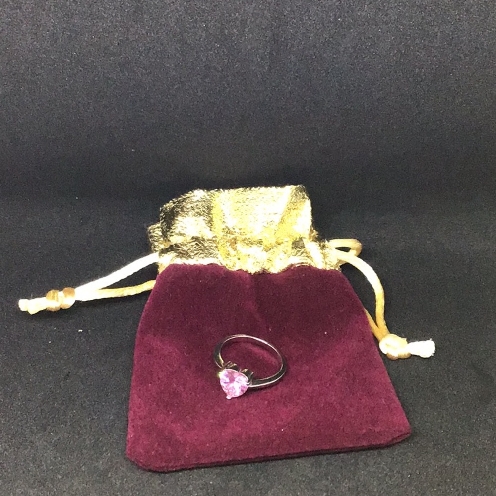 Sterling Silver Lab-created Sapphire ring. - Picture 5 of 5